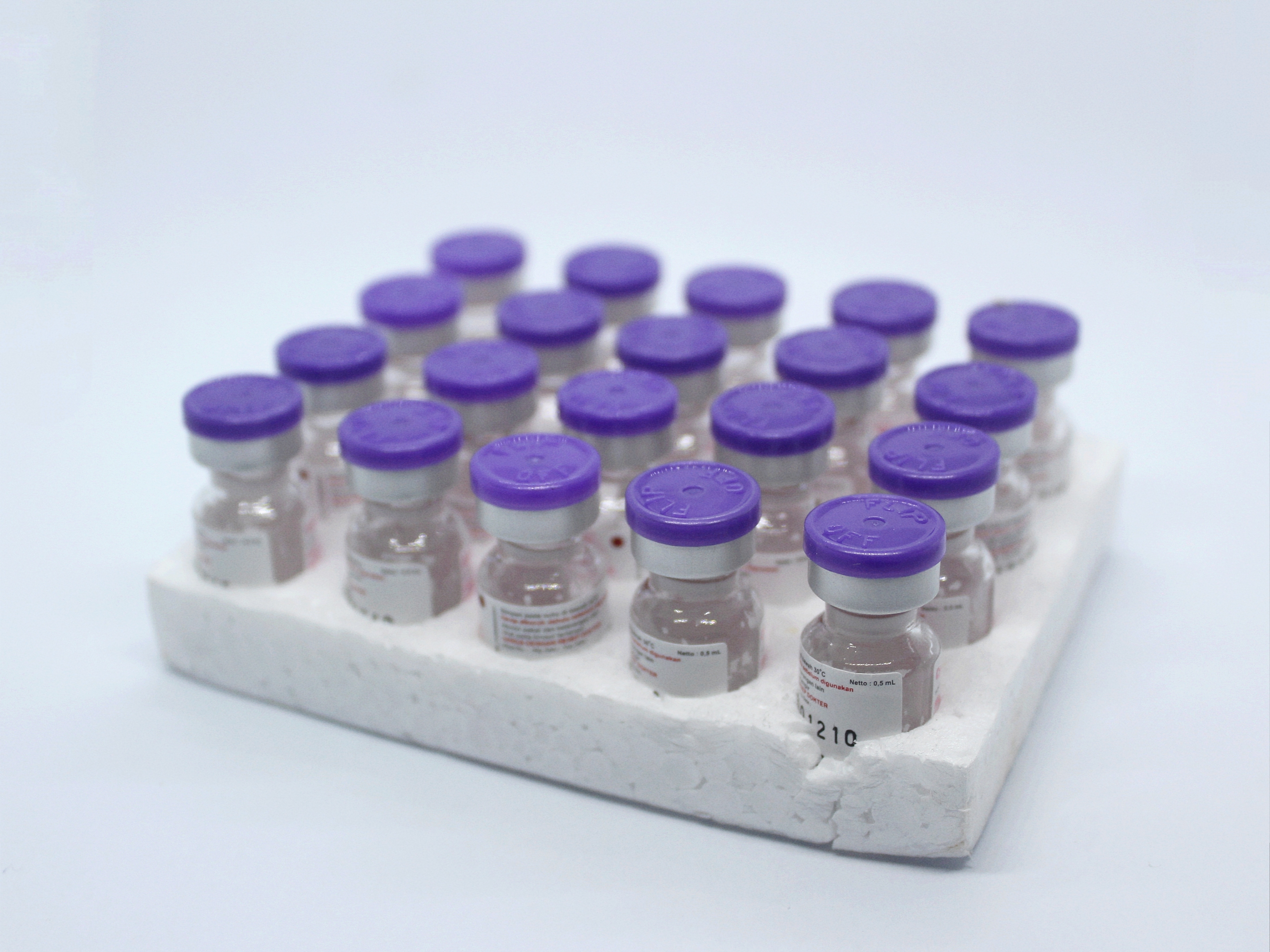 Contraceptive,Injection,Medicine,In,Vials,Packaging,Isolated,On,White,Background.